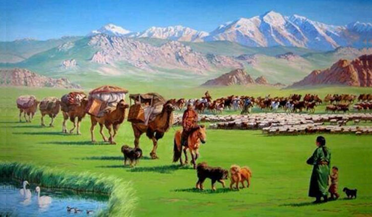 Төскейде малы мыңғырған Моңғолия (Фото)  